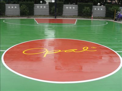 聚氨酯球場(chǎng)地坪施工